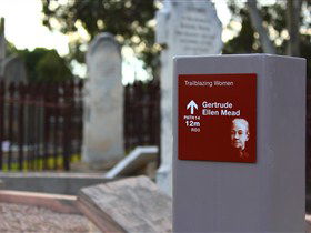 Trailblazing Women Interpretive Trail At West Terrace Cemetery - Holiday Cairns 1