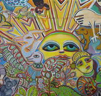 The Painting of Life by Mirka Mora - Holiday Cairns