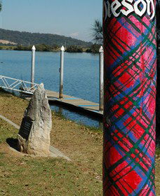 Maclean Tartan Power Poles - Holiday Cairns 1