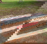 Piano Park Bench Moonta - Holiday Cairns