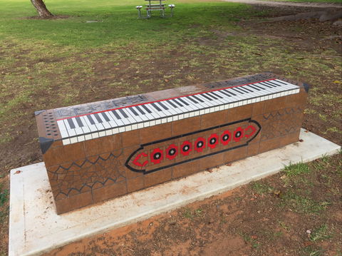Piano Park Bench, Moonta - Holiday Cairns 0