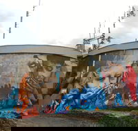 Willans Hill Water Tower Mural - Holiday Cairns