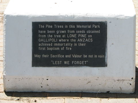 War Memorial And Heroes Avenue, Roma - Holiday Cairns 1