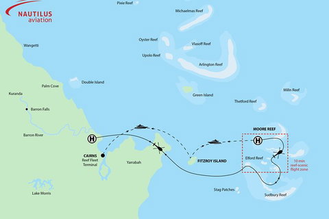 Scenic Helicopter Flight To Moore Reef And Return Snorkeling Cruise From Cairns - Holiday Cairns 8