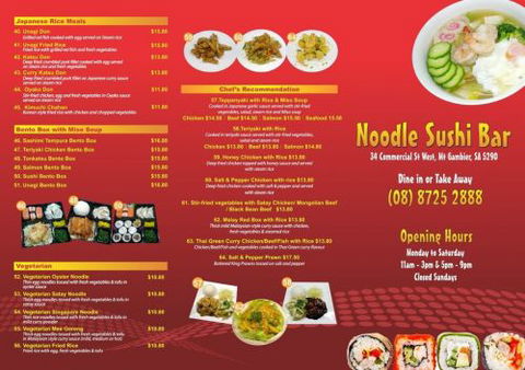 Noodle Sushi Bar Mount Gambier - Holiday Cairns 1
