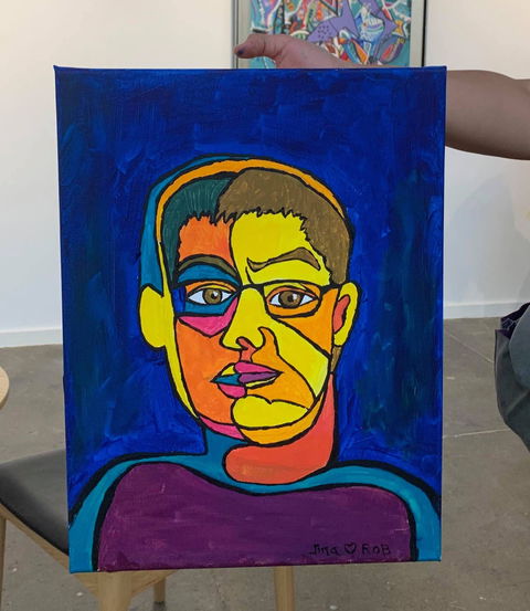 Sip And Paint Your Partner Class: Picasso Style - Holiday Cairns 0