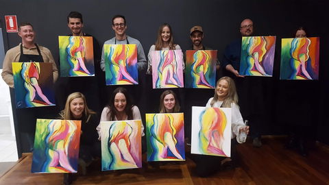 Paint And Sip Experience - Holiday Cairns 1