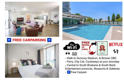 CBD Views-With FREE Wine Free-Carpark-Netflix-WiFi - Holiday Cairns 0