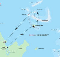 Fly to Green Island - Cruise Return
