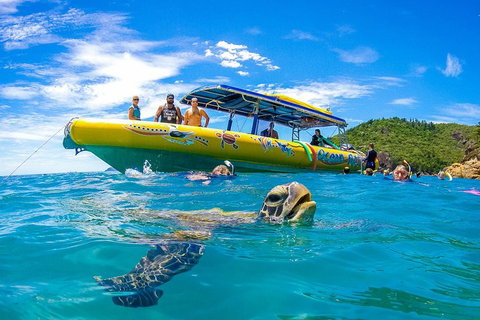 Great Barrier Reef Scenic Flight And Ocean Rafting Whitehaven Beach Day Trip - Holiday Cairns 1
